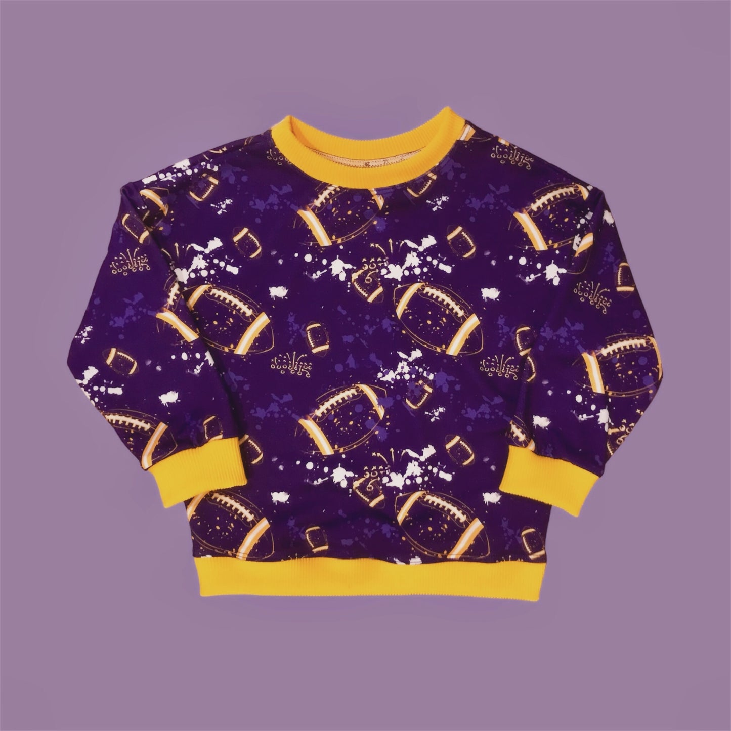 Splash Vikings Football Original Crewneck