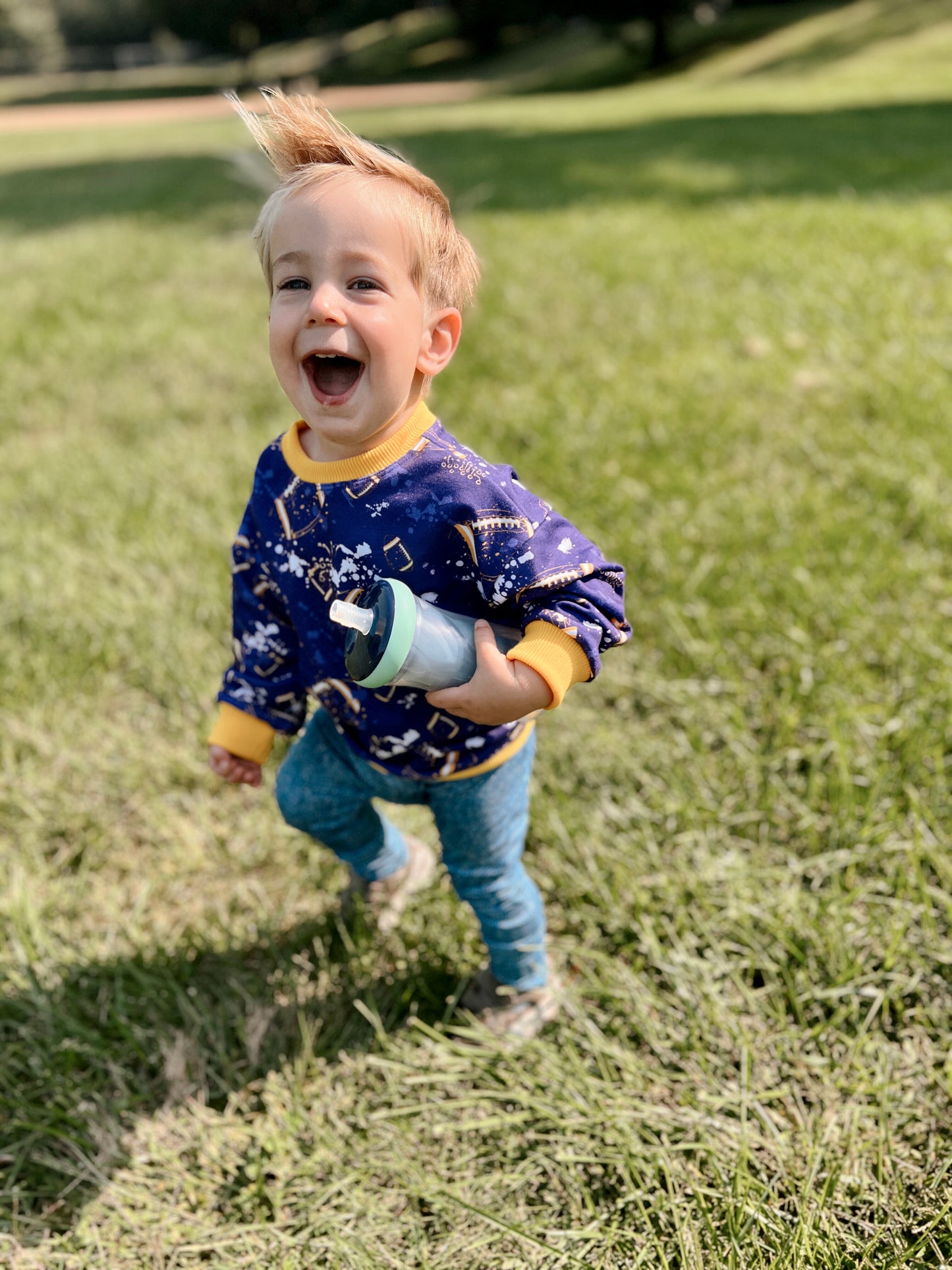 Splash Vikings Football Original Crewneck
