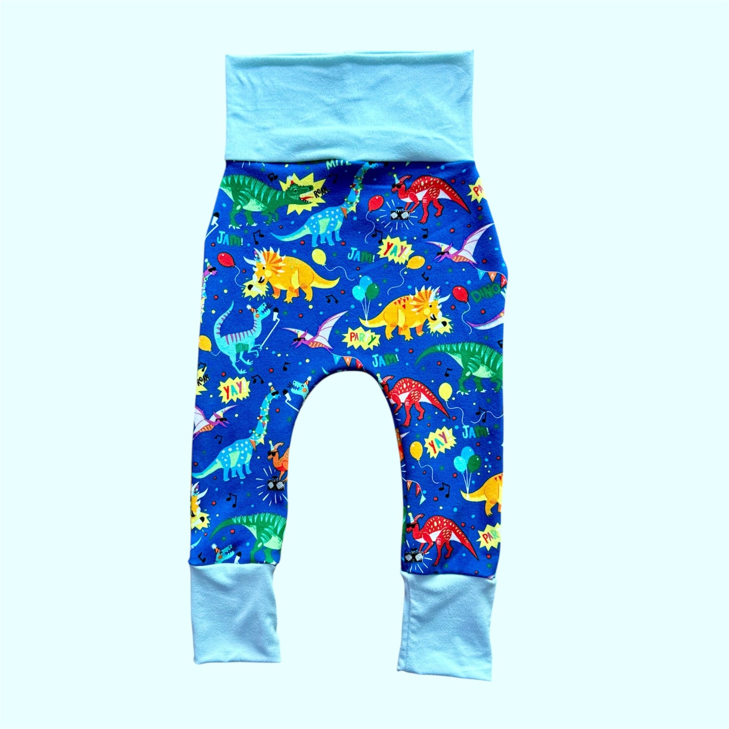 Party Dinosaur Grow with Me Pants