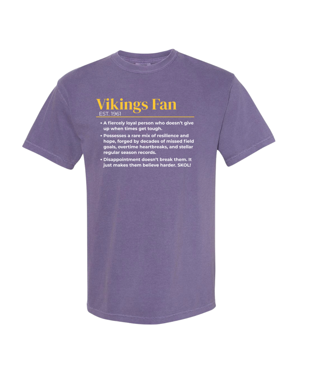 Vikings Fan Comfort Colors