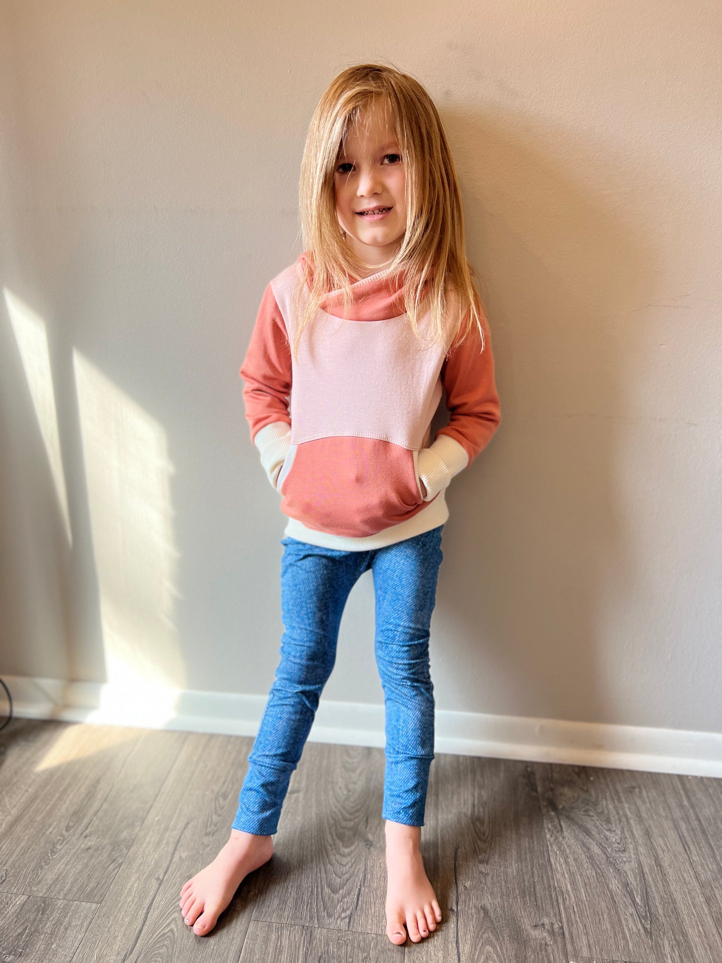 Made to Order Color blocked Grow With Me Hoodie