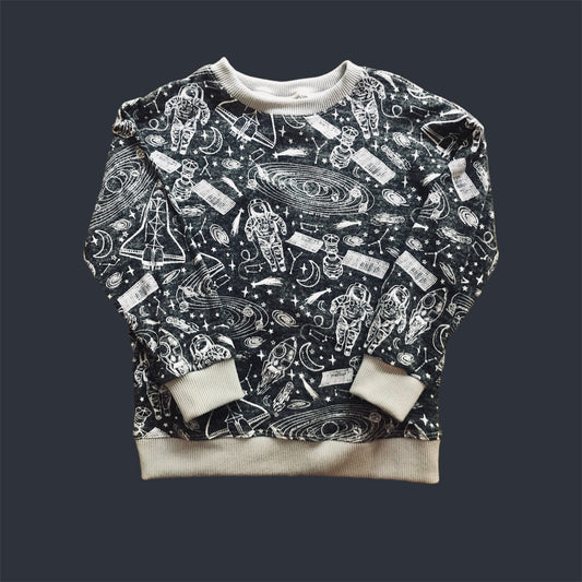 Astronaut Grey Original Crewneck Sweatshirt