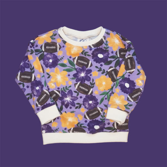 Muted Vikings Floral Original Crewneck