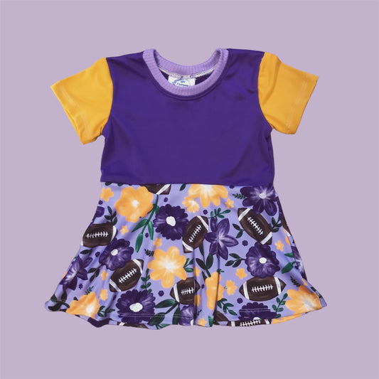 Made to Order Vikings Floral Grow With Me Dress