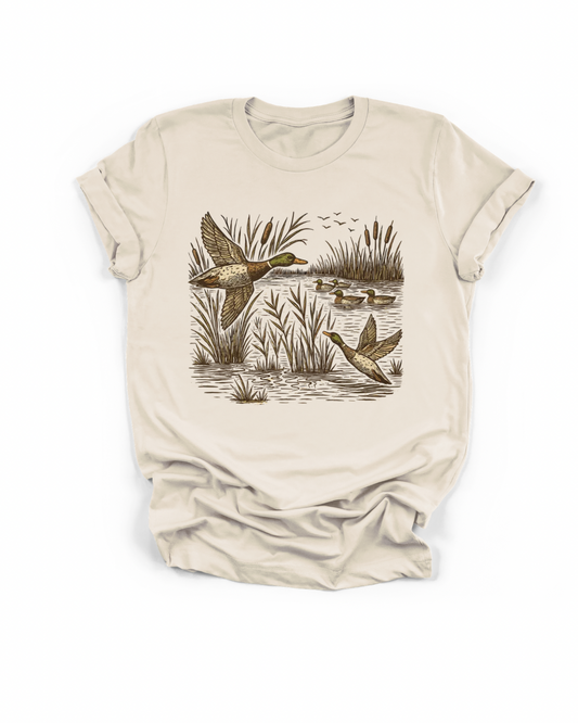 Vintage Ducks Toddler Tee