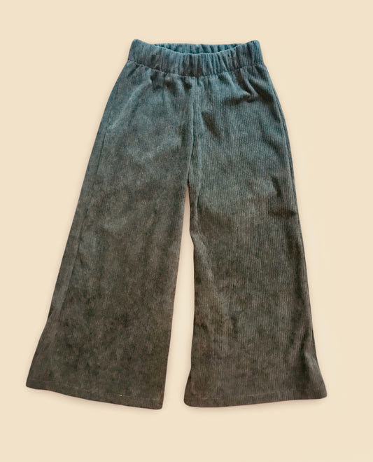 Made to Order Olive Corduroy Wide Leg Pants