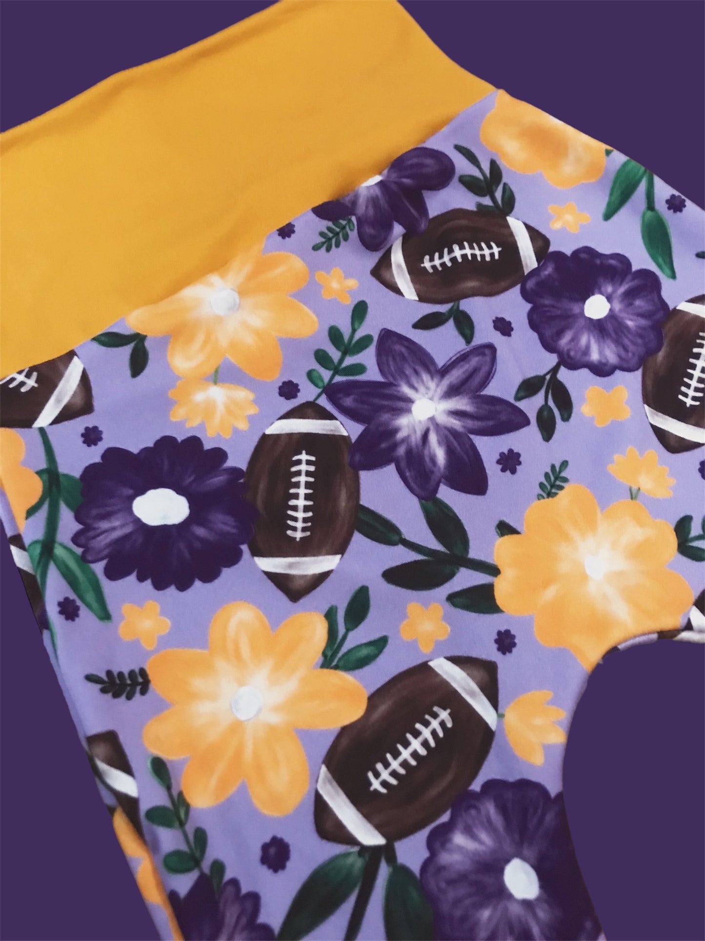 Vikings Grow With Me Pants With Yellow