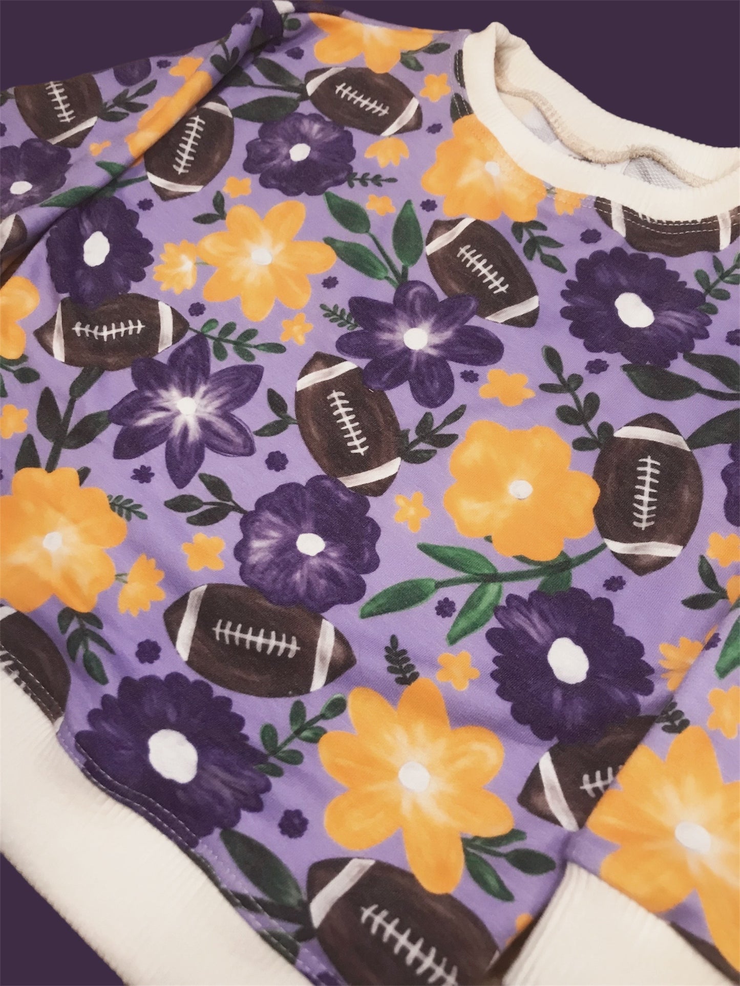 Muted Vikings Floral Original Crewneck