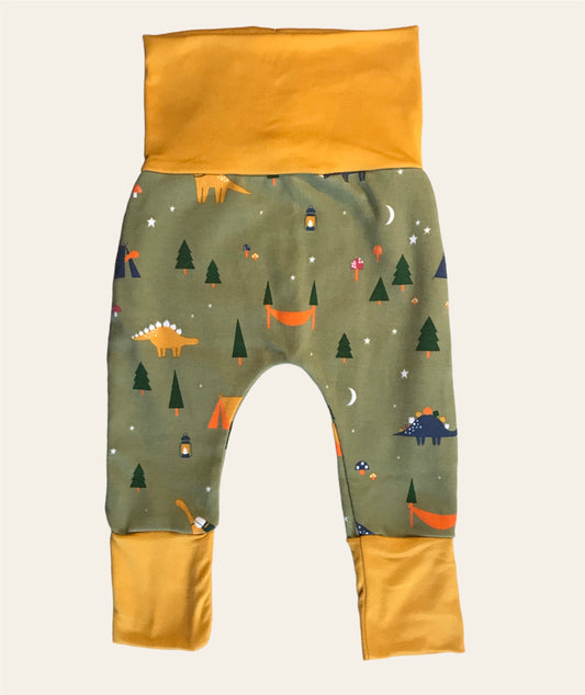 Dinosaurs Camping Grow with Me Pants