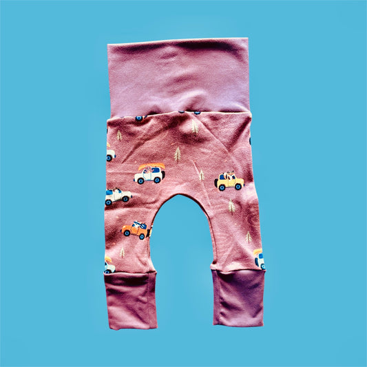 Brown Camping Grow with Me Pants