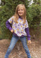 Mock Neck Oversized Grow with Me Vikings with Bows Sweatshirt
