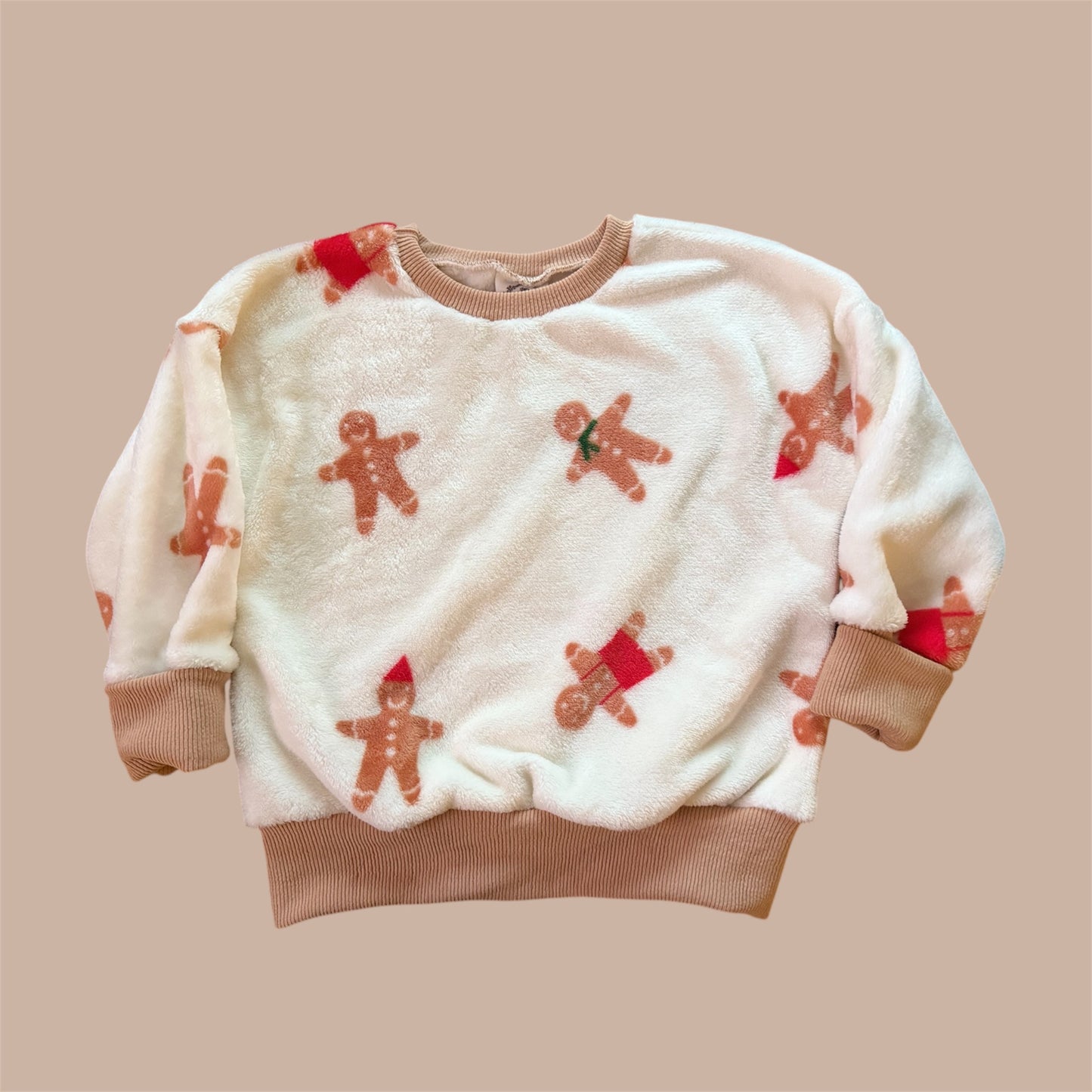 Gingerbread Oversized Grow with Me Lush Sweatshirt