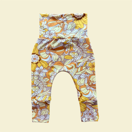 Groovy Floral Grow with Me Pants