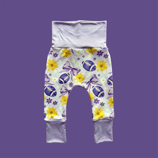 Made to Order Vikings Floral Grow With Me Pants