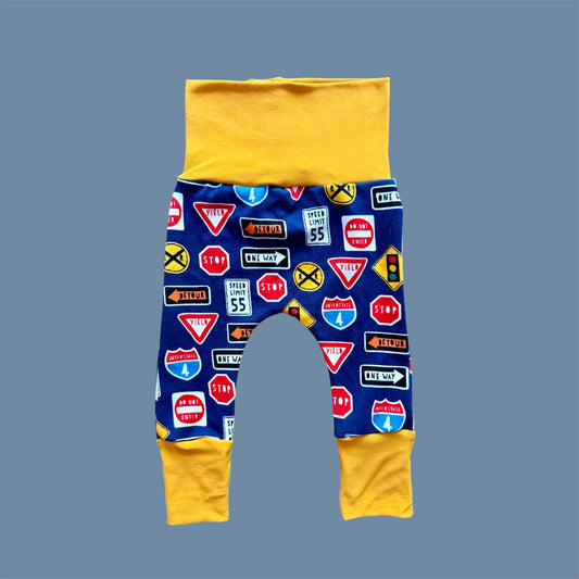 Traffic Signs Grow with Me Pants