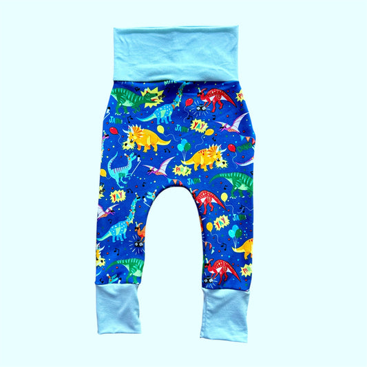 Party Dinosaur Grow with Me Pants