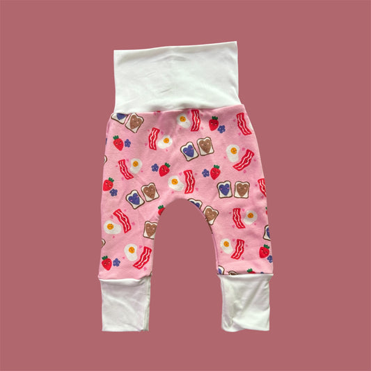 Breakfast Fun Grow with Me Pants