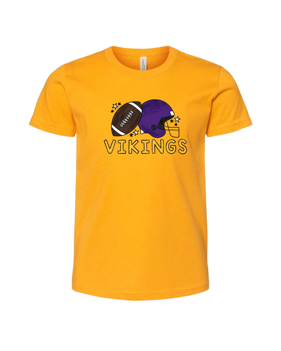 Golden Yellow Vikings Tee
