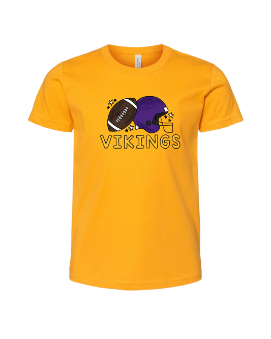 Golden Yellow Vikings Tee