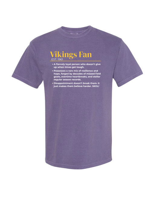 Vikings Fan Comfort Colors