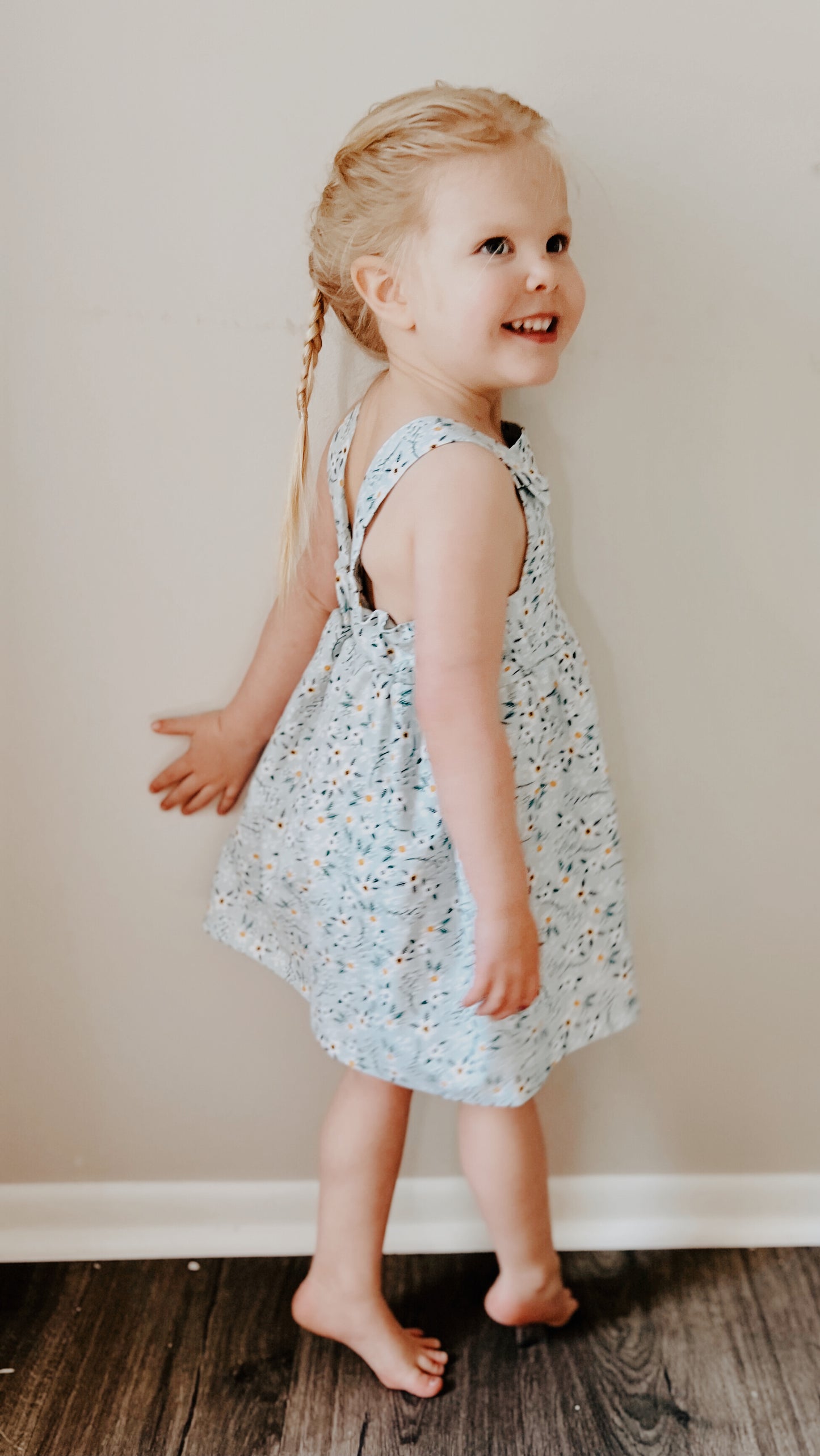 Light Blue Floral Dress