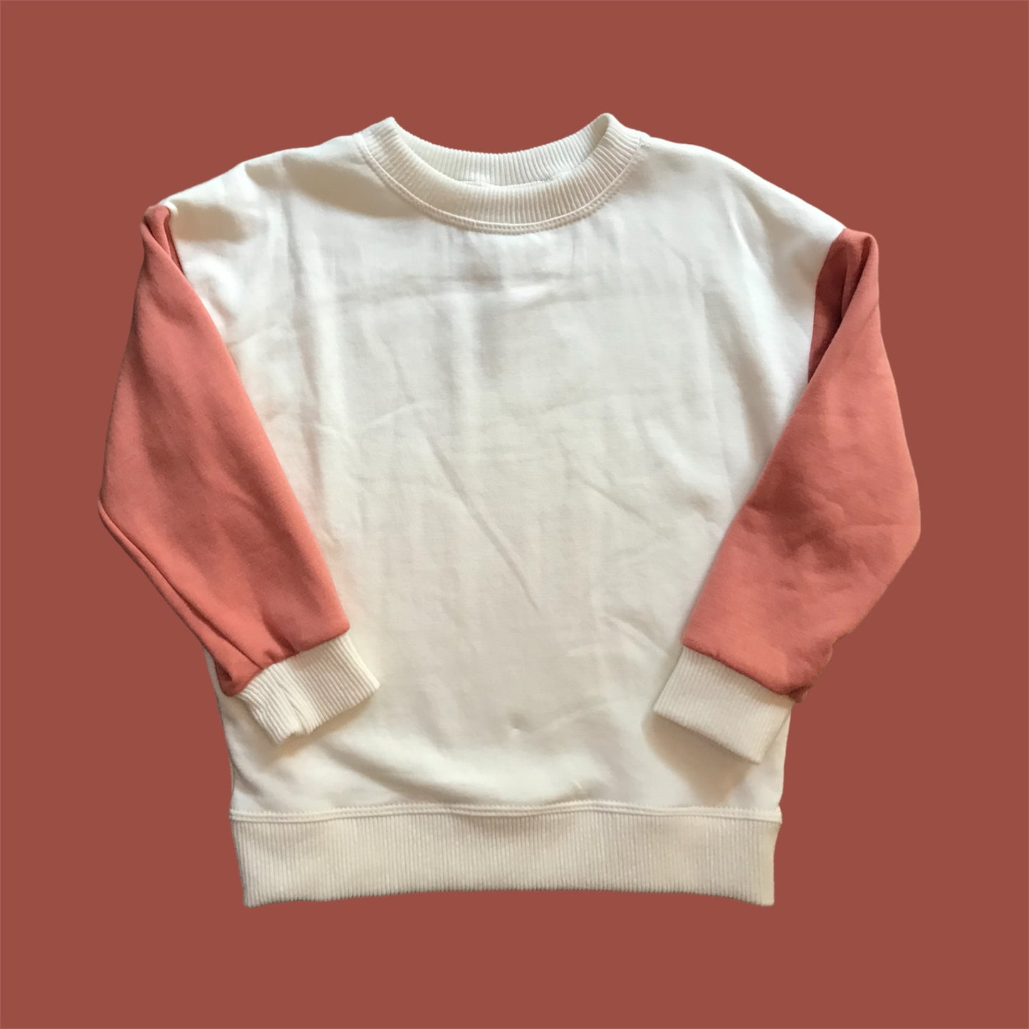 Coral and Cream Original Crewneck Sweatshirt