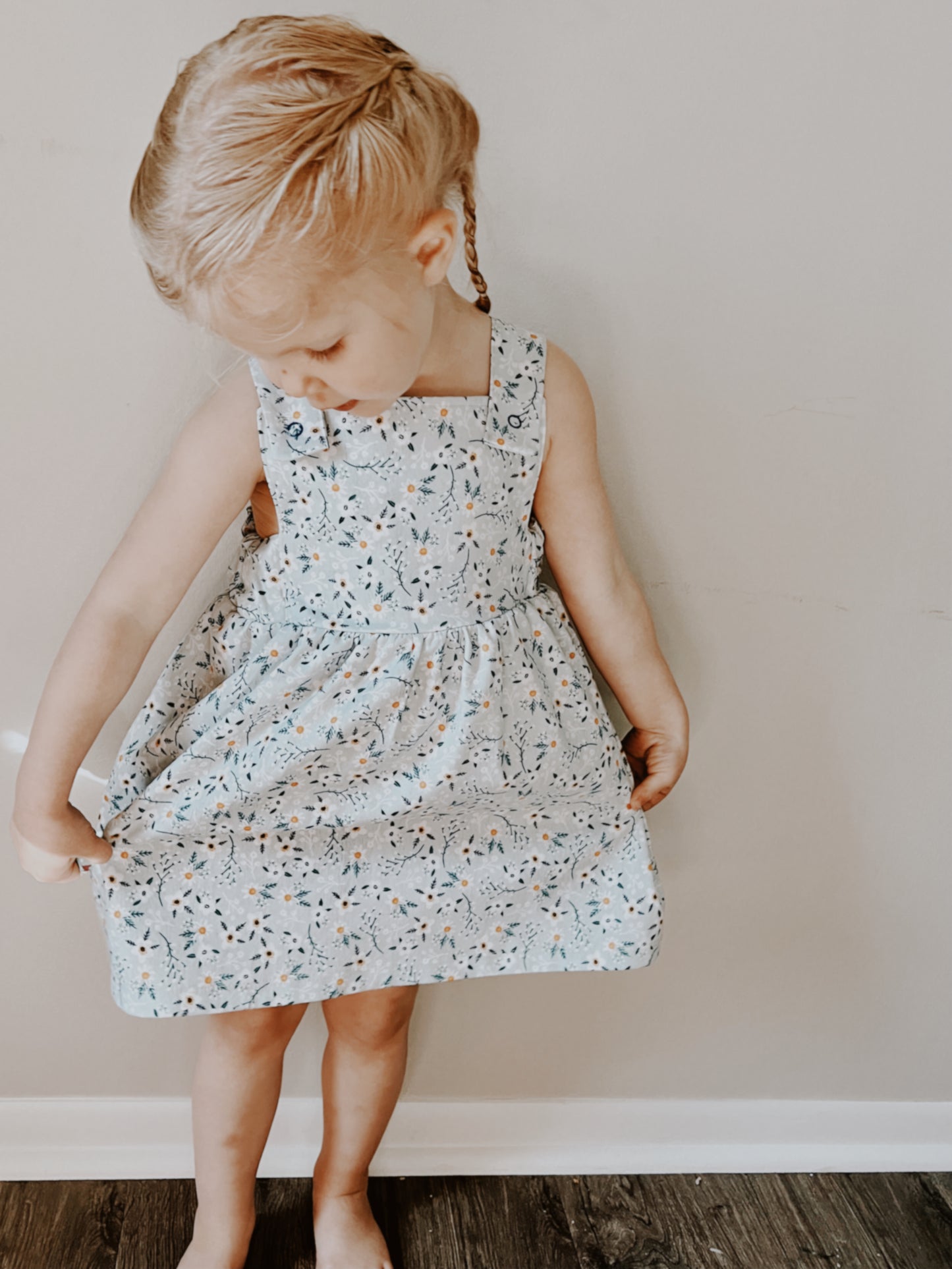 Light Blue Floral Dress