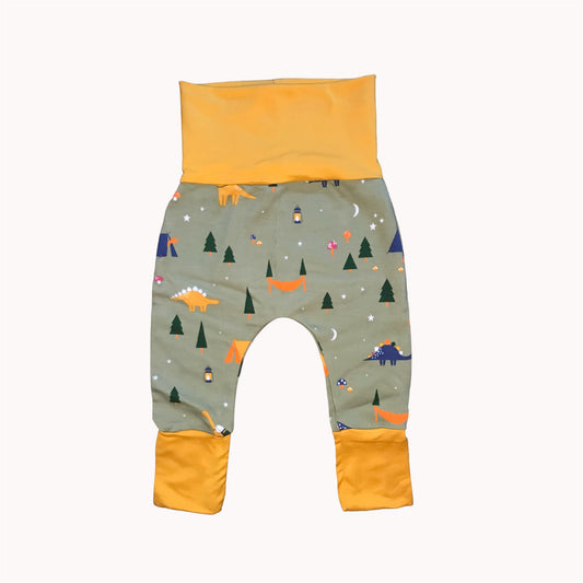 Dinosaurs Camping Grow with Me Pants