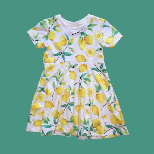 Lemon Grow with Me Dress Long