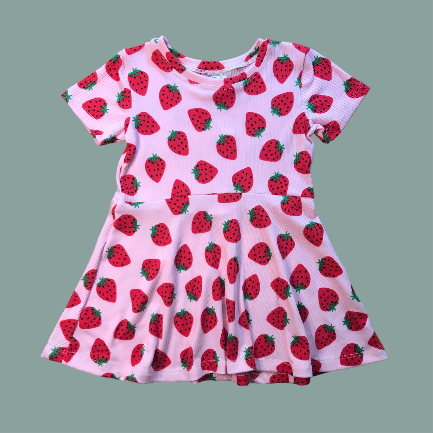 Strawberry Grow With Me Dress Short