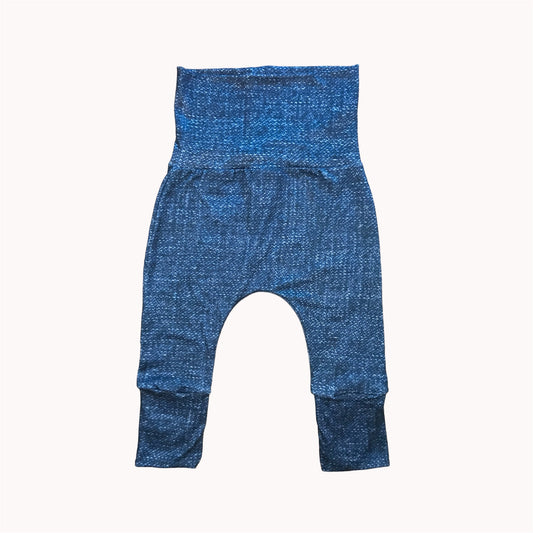 Dark Faux Denim Grow With Me Pants