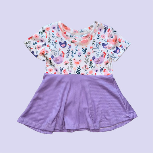 Chicken Grow with Me Dress Short